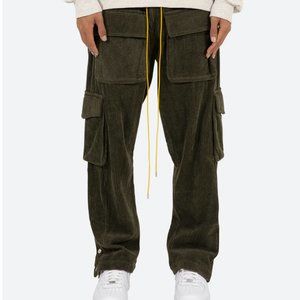 CORDUROY SNAP II CARGO PANTS by m n m l
